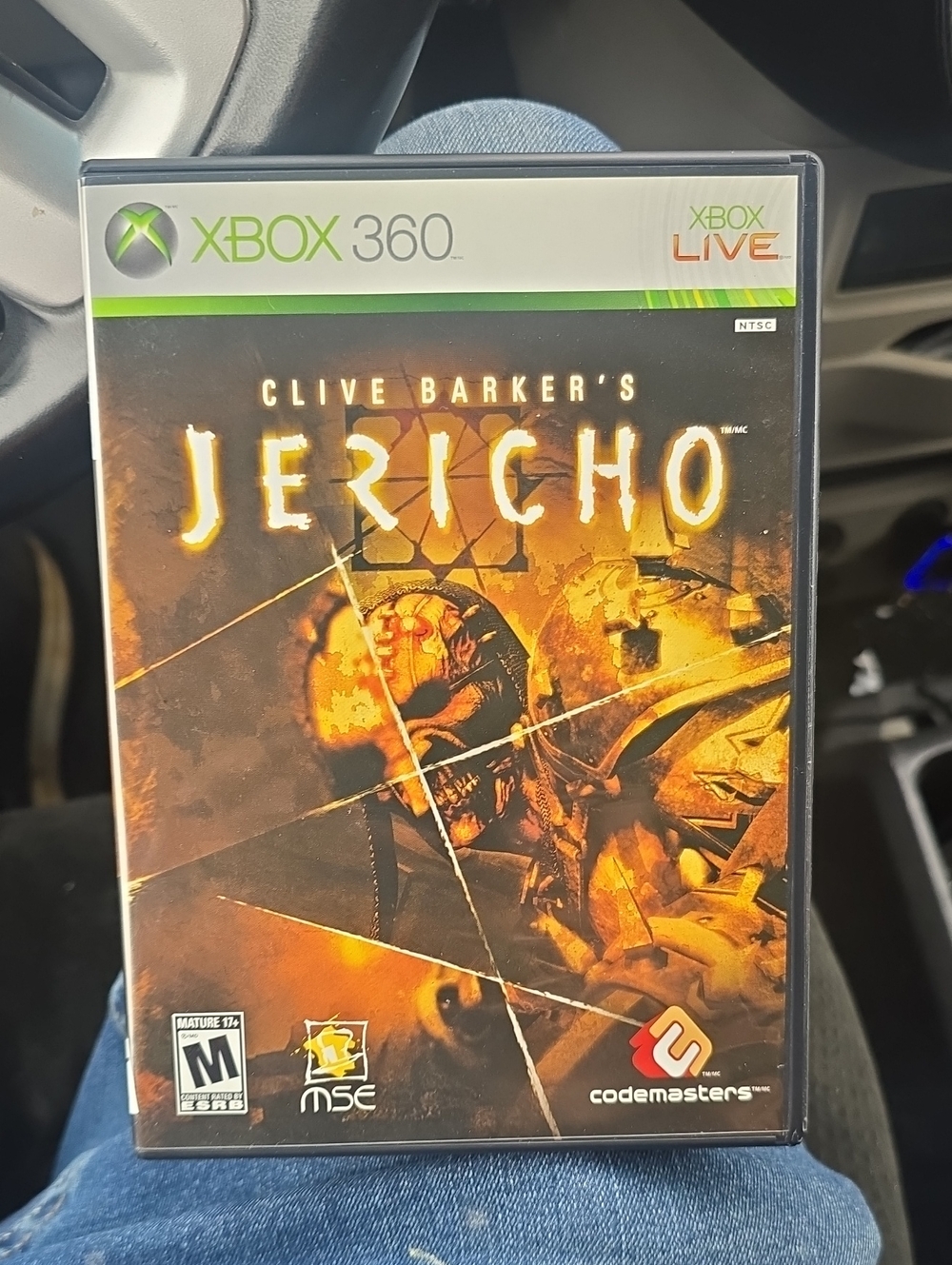 Clive Barker's Jericho for — Black & Orange Cover